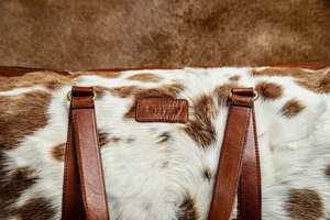 Sac de voyage vintage en cuir véritable, léger, grande capacité, fait main, pour week-end, nuitée, bagage à main LHODB-0155 - Product Image 5