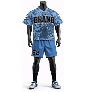 High Quality American Football Jersey and Shorts Set Breathable Sports Uniform Personalized Team Wear for Training Matches - Product Image 2