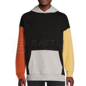 Meilleur prix Sweats à capuche en coton surdimensionnés tendance pour hommes Sweats à capuche surdimensionnés d'hiver teints unis à la mode en vente en ligne - Product Image 1