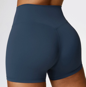 Custom Women Seamless Scrunch Butt Yoga Shorts Low Waist High Elastic Quick Dry Gym Fitness <b>Leggings</b> - Product Image 3