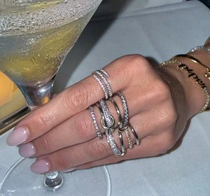 Elegant Multi Layer Diamond Spiral <b>Ring</b> – 18K White Gold <b>Open</b> Wrap Band for Women 18K White Gold Diamond Spiral Wrap <b>Ring</b> – Mult - Product Image 3