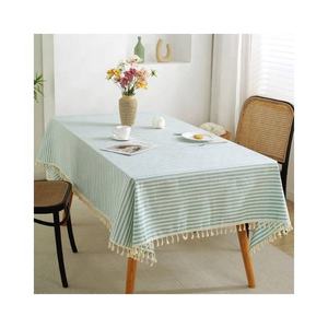 Mantel de Lino de Lujo Cuadrado, Impermeable, Duradero, Personalizado, al por Mayor, Blanco, Único, para Fiestas, Bodas, Bordado, Desechable - Product Image 2