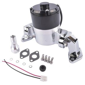 Pompa dell'Acqua Elettrica in Alluminio Cromato ad Alte Prestazioni per Motori V8 BBC Big Block Chevy 396 427 454 Modello 8020C - Product Image 6