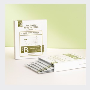 Mascarilla facial en láminas Daycell Deycell Dr Vita Mask Pack B 25g 10 unidades, mascarilla facial dorada, mascarilla facial coreana para el cuidado de la piel. - Product Image 1