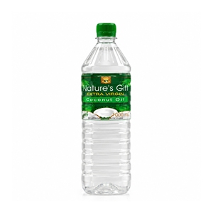 Aceite de Coco Virgen Nature's Gift 1000ML, Aceite de Coco Puro de Primera Calidad, Venta al Por Mayor para Exportación - Product Image 1