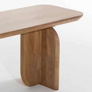 Vandana Falcon aureo ม้านั่งไม้สำหรับที่นั่งในร่มและกลางแจ้งที่ทันสมัยในบ้านที่ทันสมัย - Product Image 5