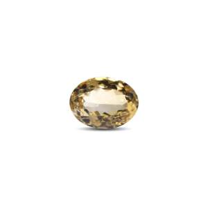 Natural Citrine Oval Cabochon 11.6 Carat Loose Gemstone for Fine Jewelry - Product Image 1