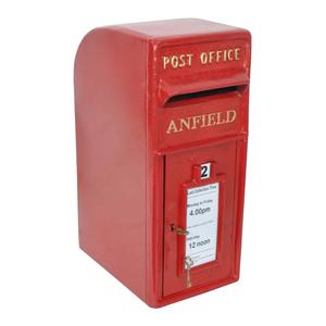 Antique Post <b>Box</b> For Garden Weatherproof Heavy Duty Metal Mailbox <b>With</b> <b>Lock</b> Handicrafts Custom Letter <b>Box</b> Event Supplies Wedding - Product Image 5