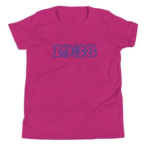แจ็คแอนด์จิล 1938 เสื้อเชิ้ตแขนสั้นสำหรับเด็กคลาสสิคคอกลมพิมพ์ลายกราฟิกเสื้อยืดลำลองน้ำหนักเบาสำหรับเด็กเสื้อผ้าสำหรับใช้ในชีวิตประจำวัน - Product Image 1