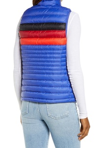 Vestes décontractées ultra-légères à col montant, gilet tricoté respirant et écologique, fermeture éclair, coupe-vent, rembourrage matelassé pour femme - Product Image 2