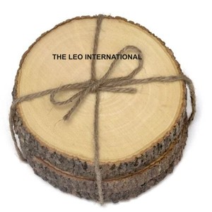 <b>Tea</b> Coaster <b>Wood</b> and Marble Material <b>Set</b> of 4 Dining Table Accessories for White Marble and <b>Wood</b> Coaster with Metal Stand <b>Set</b> - Product Image 5