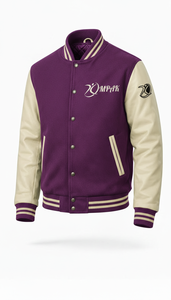 Trendy Winter Hooded Varsity <b>Jacket</b> Quilted Lining Chenille Letters Wholesale Professional American Style Front Polyester/Cotton - Product Image 6