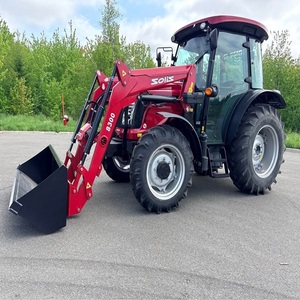 Tractor Solis S75 Edición Limitada con Motor Rojo, Tracción 4x4, Neumáticos Industriales y Plataforma de Corte Reforzada para Uso Agrícola - Product Image 4
