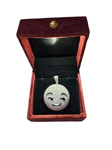 Personaliza tu Joyería de Plata de Ley 925 con Incrustaciones de Moissanita Certificada GRA, Estilo Hip Hop, de 5-7CT para Colgante, para Hombre - Product Image 2