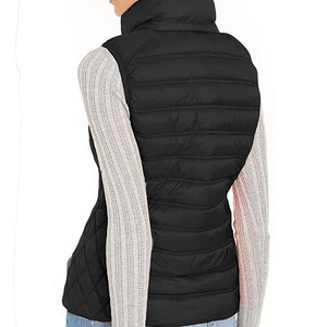 Gilet matelassé sans manches pour femme grande taille, personnalisé, chaud, respirant, en nylon, pour l'équitation et les activités hivernales - Product Image 2