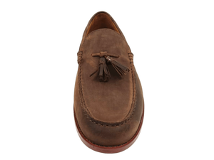 Mocasines de Ante Marrón para Hombre, Zapatos de Oficina con Punta Cerrada, Antideslizantes, con Amortiguación de Aire, Suela de Goma Cómoda, Color Sólido - Product Image 2