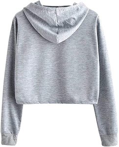 Nueva Moda, Sudadera Corta para Mujer, Mejor Precio, Estilo Único, Tallas Grandes, Sudaderas Cortas para Mujer - Product Image 2