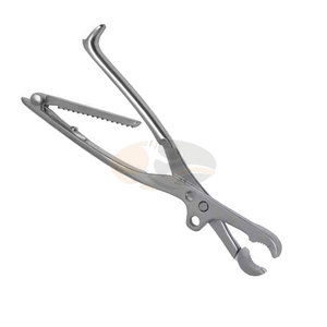 Pince à os en acier inoxydable, instrument chirurgical orthopédique manuel, pince à maintenir les os, instrument de chirurgie vétérinaire réutilisable - Product Image 2