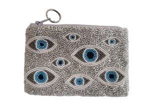 Fancy premium elegant Embroidery Vintage Beaded coin pouch Mini Zipper Bag <b>small</b> <b>wallet</b> bag Customizing Unique Style From India - Product Image 5