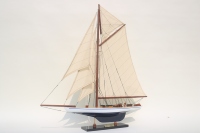 Modelo de Velero Defender, Hecho a Mano en Madera, Decoración Coleccionable Personalizada con Temática Oceánica, Ciudad de Ho Chi Minh, Gia
