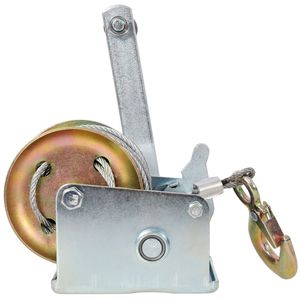 Argano Manuale Portatile da 600 libbre con Cavo in Acciaio da 26 Piedi, Scocca Zincata e Rapporto di Trasmissione 3.1:1, Cricchetto a Due Vie - Product Image 6