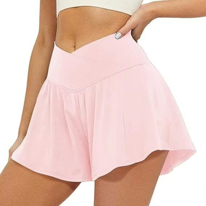 Jupe de tennis mini plissée décontractée pour femme enceinte, taille naturelle, 100 % coton, séchage rapide, coupe trapèze, pour le sport et le quotidien - Product Image 2
