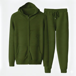 Survêtement coupe-vent unisexe en nylon personnalisé, style streetwear, léger, zippé, imperméable, 2 pièces pour homme - Product Image 6