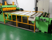Machine de découpe, de redressement et de nivellement de tôles hydraulique automatique contrôlée par PLC, avec fonction de découpe sur mesure et de formage de rouleaux