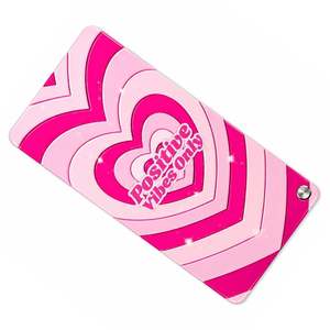 Paleta de Pestañas Acrílica Personalizada con Diseño de Corazón, Estética, para Extensiones de Pestañas, Solo Vibraciones Positivas - Product Image 5