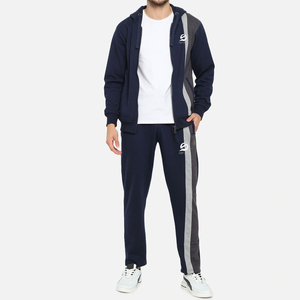 Survêtements pour hommes en molleton 100% coton, design personnalisé, nouveau design, motif uni, légers, avec fermeture éclair - Product Image 5