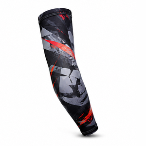 Manchons de compression sportifs personnalisés pour hommes – Entraînement, course, cyclisme, fitness – Respirants, extensibles, de soutien et de protection - Product Image 3