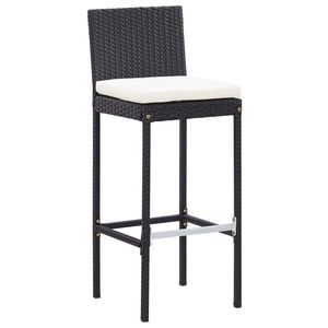Ensemble de jardin Black Cream : Collection élégante de mobilier de bar d'extérieur - Product Image 4