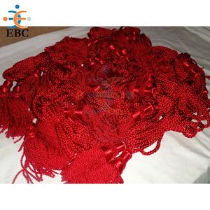 Glands en soie faits à la main personnalisés OEM avec cordon bande tuyau bannière glands cordons corde pour rideaux et vente en gros - Product Image 6