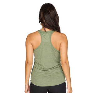 Débardeur de yoga pour femme à séchage rapide, en tissu épais et respirant, motif écossais, avec logo personnalisé - Product Image 5