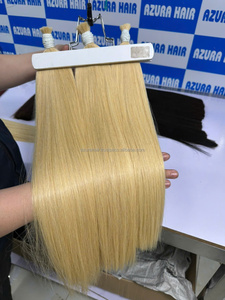 ZURA HAIR VIET NAM Extensions de cheveux humains Remy en vrac, lisses, blondes, pointes pleines, trame simple, cheveux vietnamiens décolorés - Product Image 4