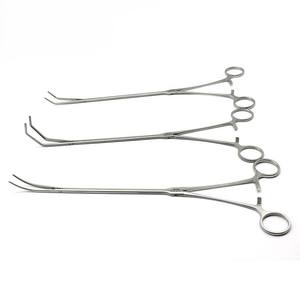 ชุดคีมผ่าตัดแบบยาวสำหรับการผ่าตัดผ่านกล้อง VATS ชนิดสแตนเลสโค้งงอ 90 องศา สำหรับการผ่าตัดผ่านกล้องแบบ Laparoscopic - Product Image 6