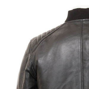 Veste de motard en cuir véritable de haute qualité à 100% pour hommes, imperméable et coupe-vent, vestes pour hommes, prix raisonnable, veste d'hiver - Product Image 5