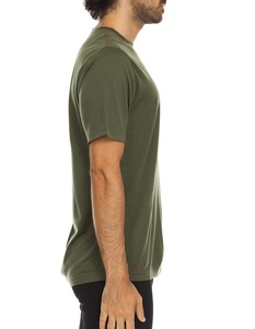 Camiseta 100% Lana Merino, Estilo Urbano, Manga Corta, Cuello Redondo, Transpirable, Suave, Deportiva, Tejida en Lana, para Hombre - Product Image 4