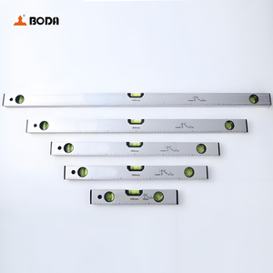 مقياس مستوى BODA عالي الدقة من سبائك الألومنيوم مع وظيفة تسوية مغناطيسية قوية لمواقع البناء، لون فضي - Product Image 4