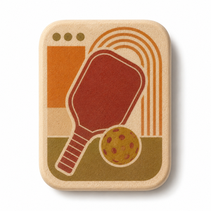 FIRST ATHLETICS Bloc de nettoyage pour raquette de pickleball en caoutchouc – Outil durable et personnalisable, tendance, élimine toutes les traces de surface et la saleté - Product Image 1