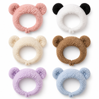 Chapeau en peluche mignon avec oreilles d'ours pour animaux de compagnie, bandeau réglable doux pour chat et chiot, chapeau chaud pour petits animaux, cosplay, plusieurs couleurs, logo personnalisé, OEM