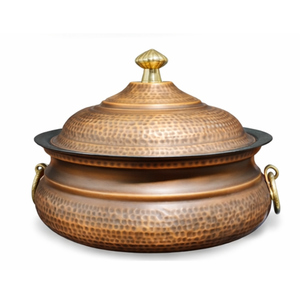 ถาดอุ่นอาหารทรงกลมแบบม้วนฝาปิด ทำจากสแตนเลส - Product Image 4