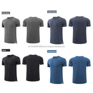 Vêtements de sport Chemise de compression pour hommes Vêtements d'entraînement à séchage rapide T-shirt de fitness T-shirt en polyester T-shirt d'entraînement sportif T-shirt de gymnastique personnalisé - Product Image 2