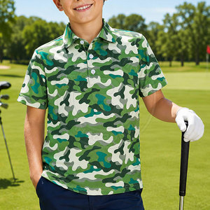 Camisetas de Polo de Golf Juveniles Versátiles para Deportes al Aire Libre, para Golfistas Júnior, Construcción Ligera, para Prácticas, Juegos y Torneos - Product Image 5