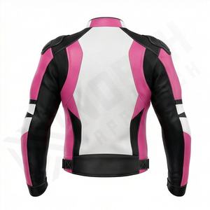 Chaqueta de Motociclista de Cuero para Hombre, Ropa de Motociclismo, Impermeable, para Carreras, Protección y Seguridad, Color Personalizado - Product Image 2