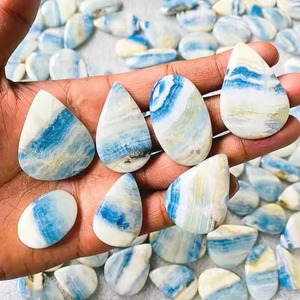 Natural <b>Blue</b> Scheelite Loose Gemstone Cabochon, Polished Scheelite Gemstone, Wholesale Price Top Quality For Jewelry Making - Product Image 4