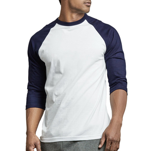 Camiseta deportiva de color sólido para hombre con logotipo personalizado, estilo béisbol, ropa deportiva de larga duración para deportes de campo - Product Image 4