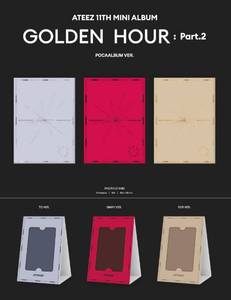 ATEEZ มินิอัลบั้มชุดที่ 11 [GOLDEN HOUR : Part.2] รุ่น POCAALBUM เวอร์ชั่น KPOP ภาษาเกาหลี สำหรับทุกวัย BW-155 KR - Product Image 2