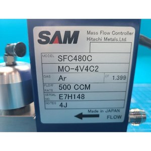 SFC480C-MO-4V4C2 SFC480C HITACHI AR 500ซม. ควบคุมการไหลของมวลที่ใช้เป็นชิ้นส่วนอุปกรณ์เซมิคอนดักเตอร์รุ่นเก่า - Product Image 6