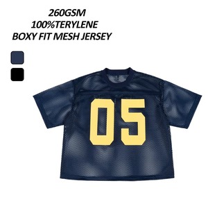 Camiseta de fútbol americano de malla personalizada estilo streetwear para hombre, jersey holgado con estampado de sublimación - Product Image 4